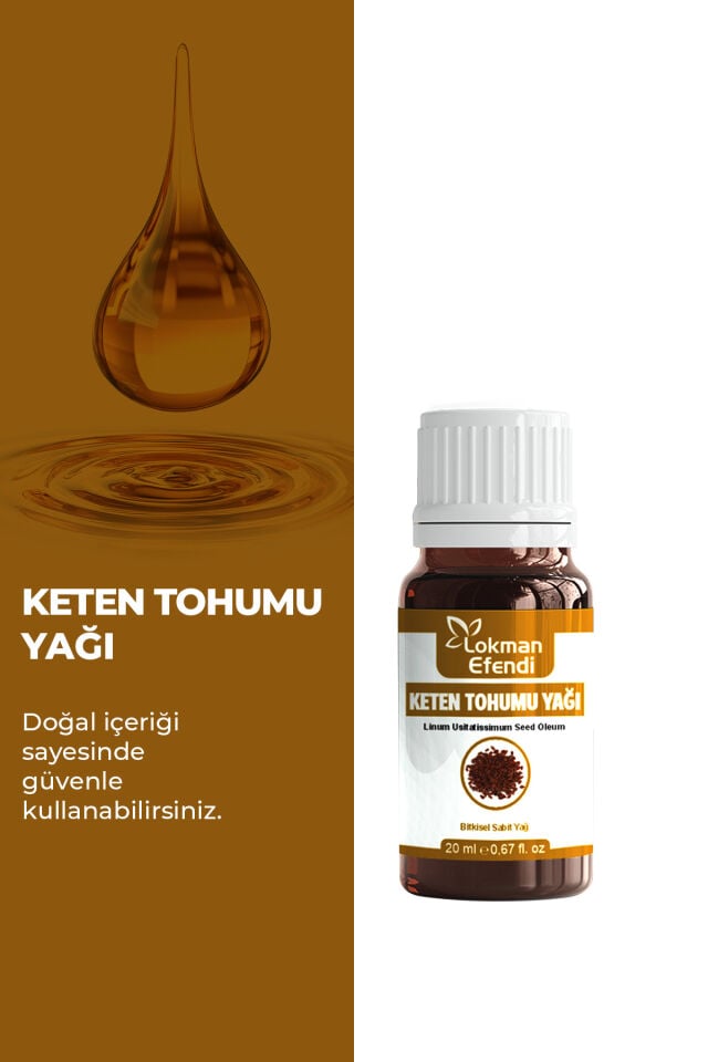 LOKMAN EFENDİ KETEN YAĞI 20 CC
