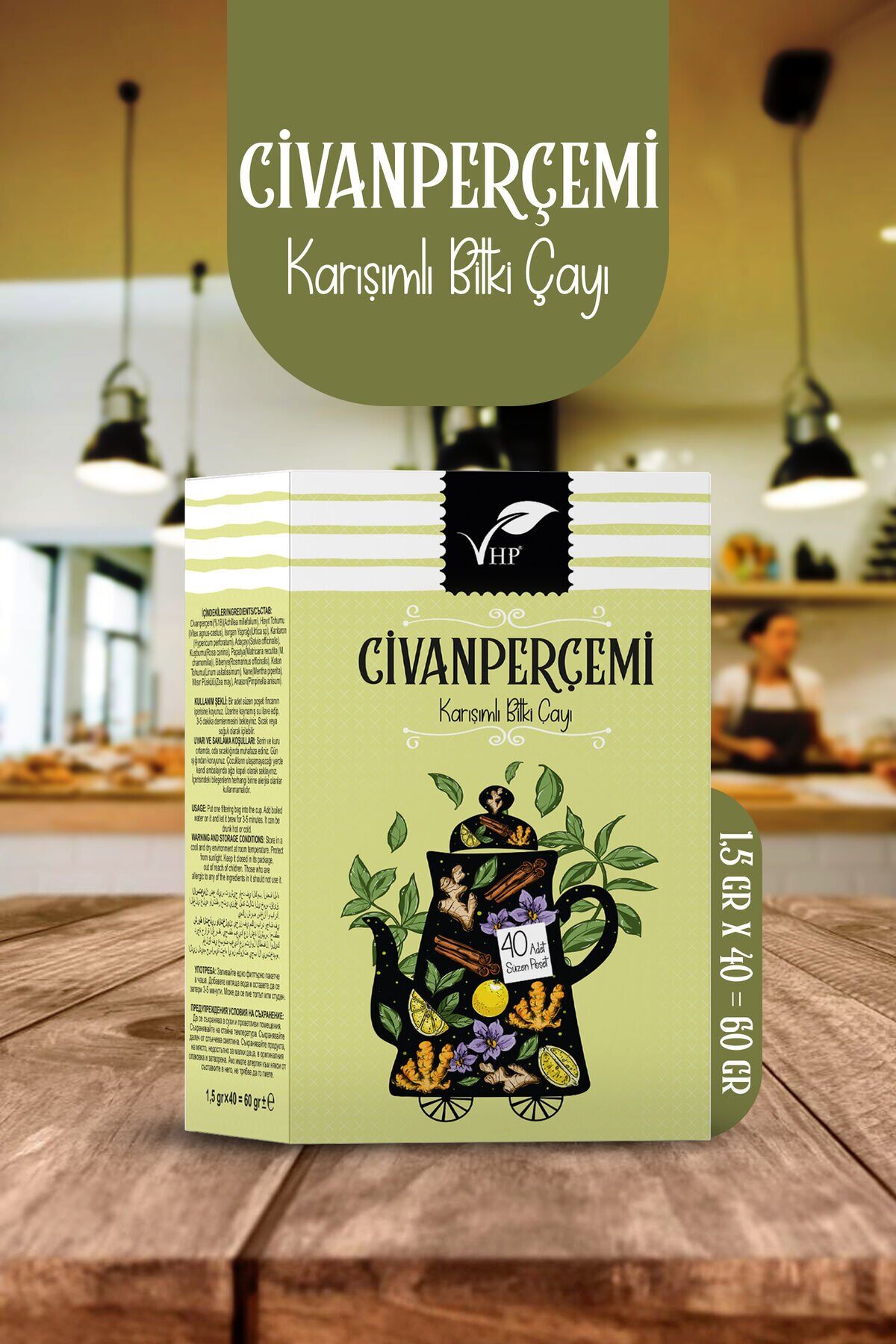 Civan Perçemli Poşet Çay 40 Lı 60 gr