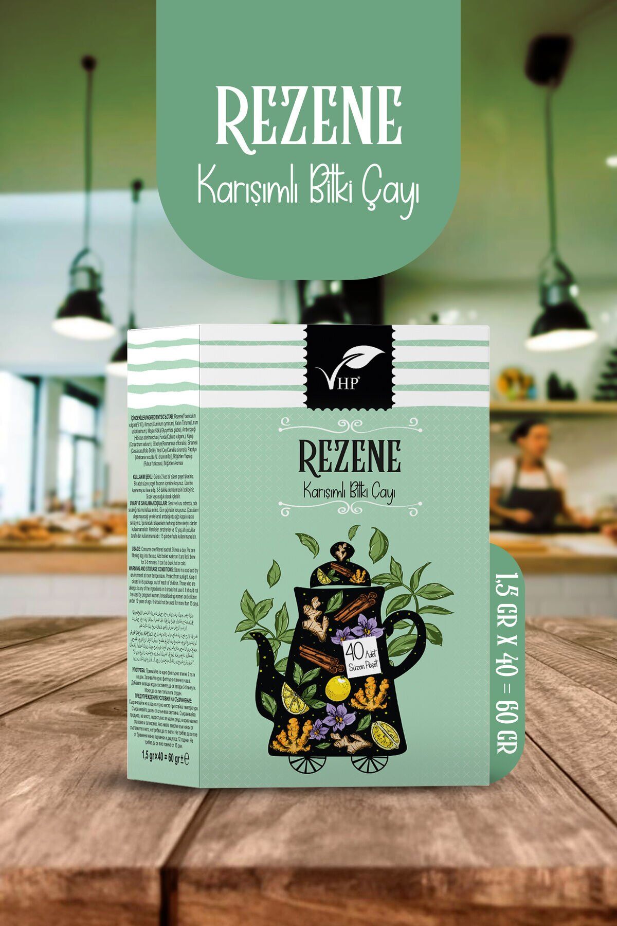 Rezeneli Poşet Çay 40 Lı 60 gr