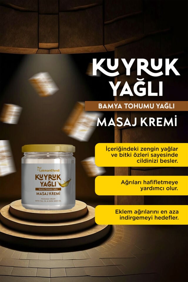 LOKMAN EFENDİ KUYRUK YAĞLI MASAJ KREMİ 200 ML