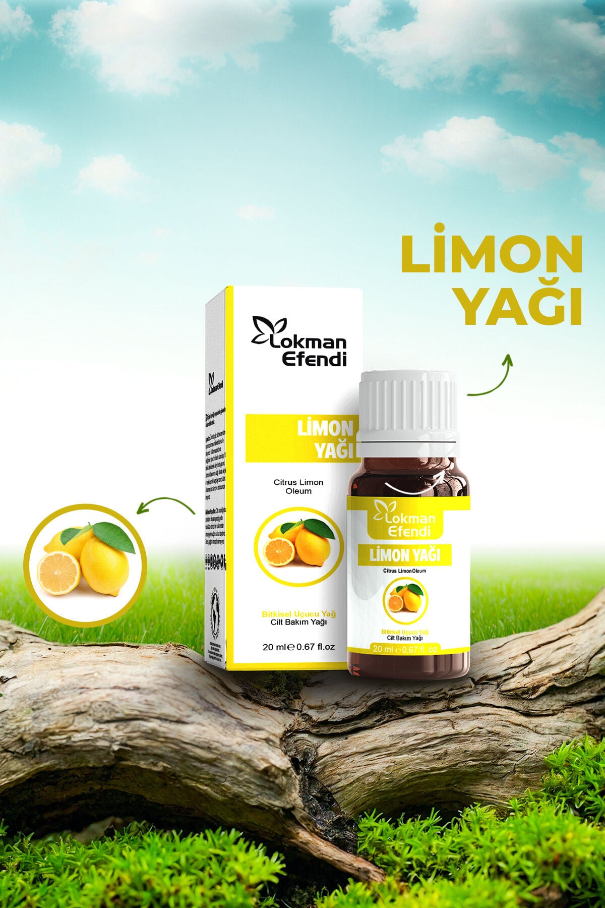 LOKMAN EFENDİ LİMON YAĞI 20 CC