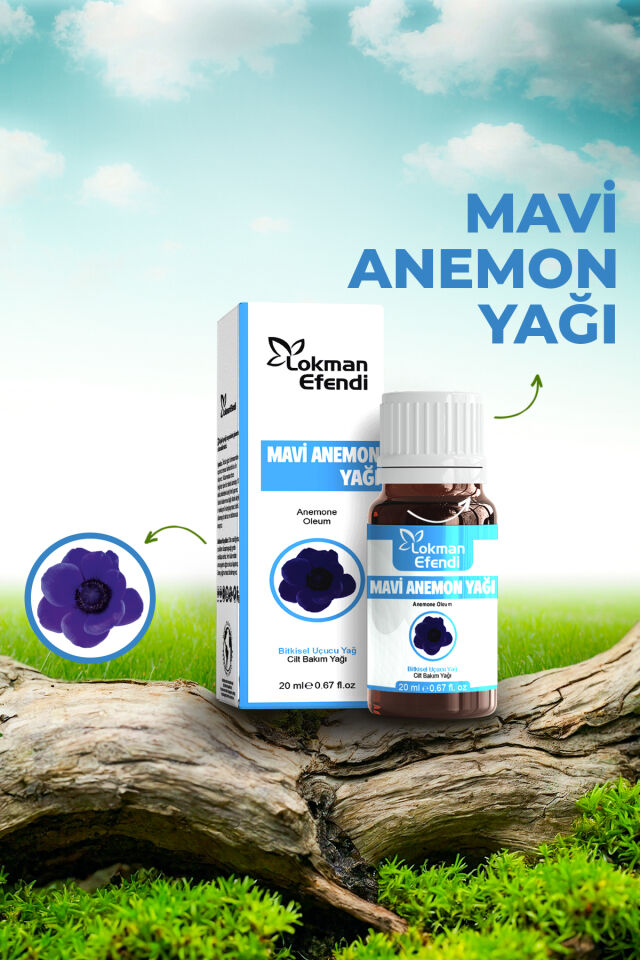 LOKMAN EFENDİ MAVİ ANEMON YAĞI 20 CC