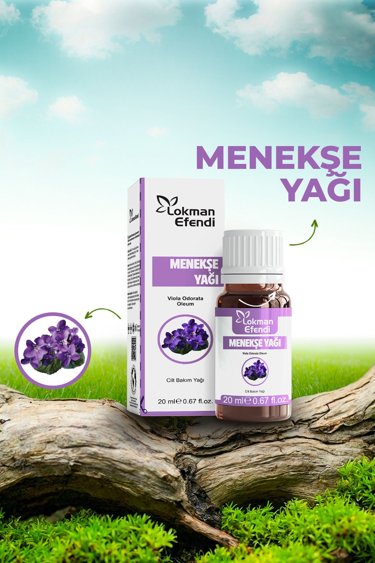 LOKMAN EFENDİ MENEKŞE YAĞI 20 CC