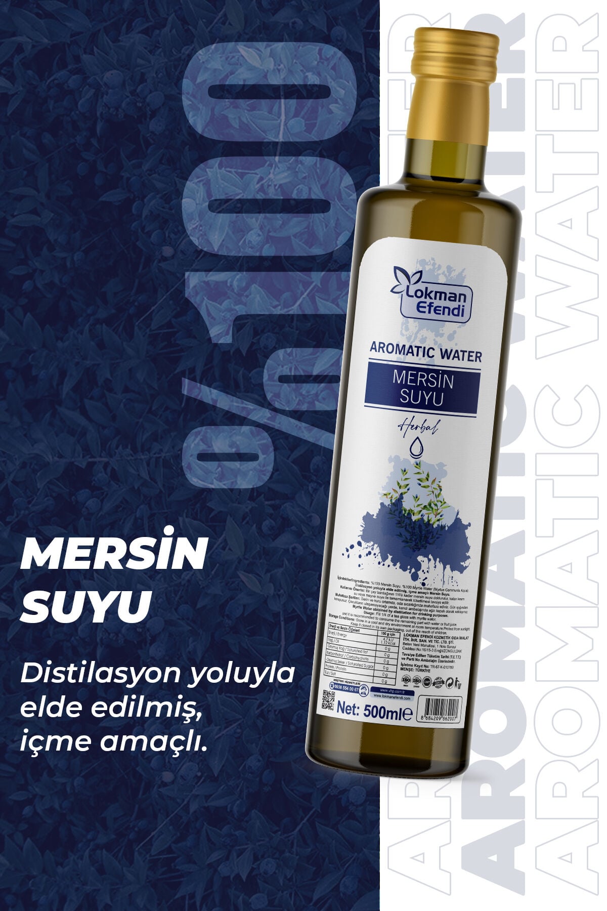 LOKMAN EFENDİ MERSİN SUYU 500 ML