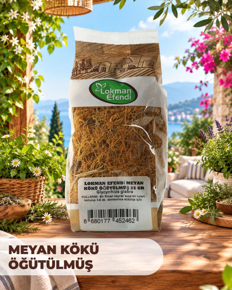 LOKMAN EFENDİ MEYAN KÖKÜ ÖĞÜTÜLMÜŞ 35 GR