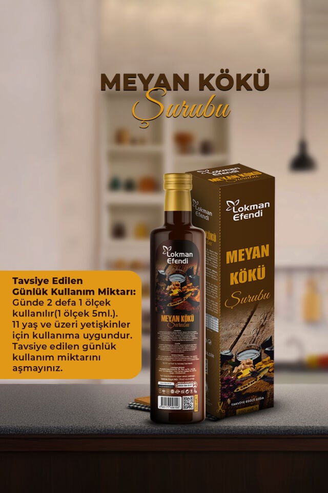 LOKMAN EFENDİ MEYAN KÖKÜ ŞURUBU 250 ML