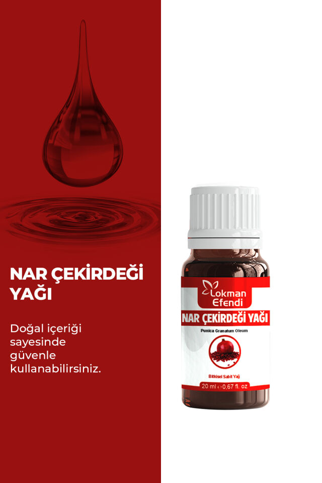 LOKMAN EFENDİ NAR ÇEKİRDEĞİ YAĞI 20 CC
