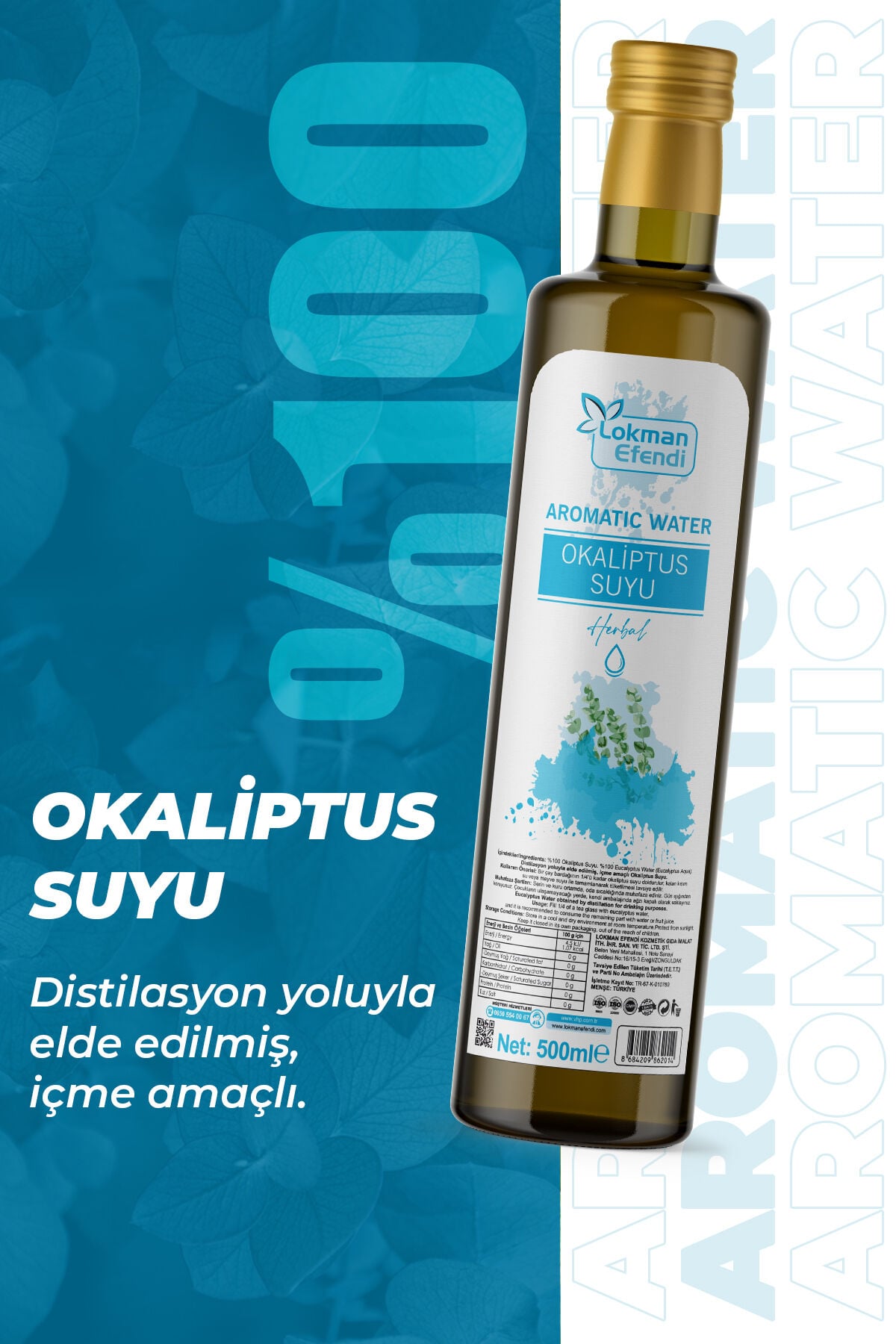 LOKMAN EFENDİ OKALİPTUS SUYU 500 ML
