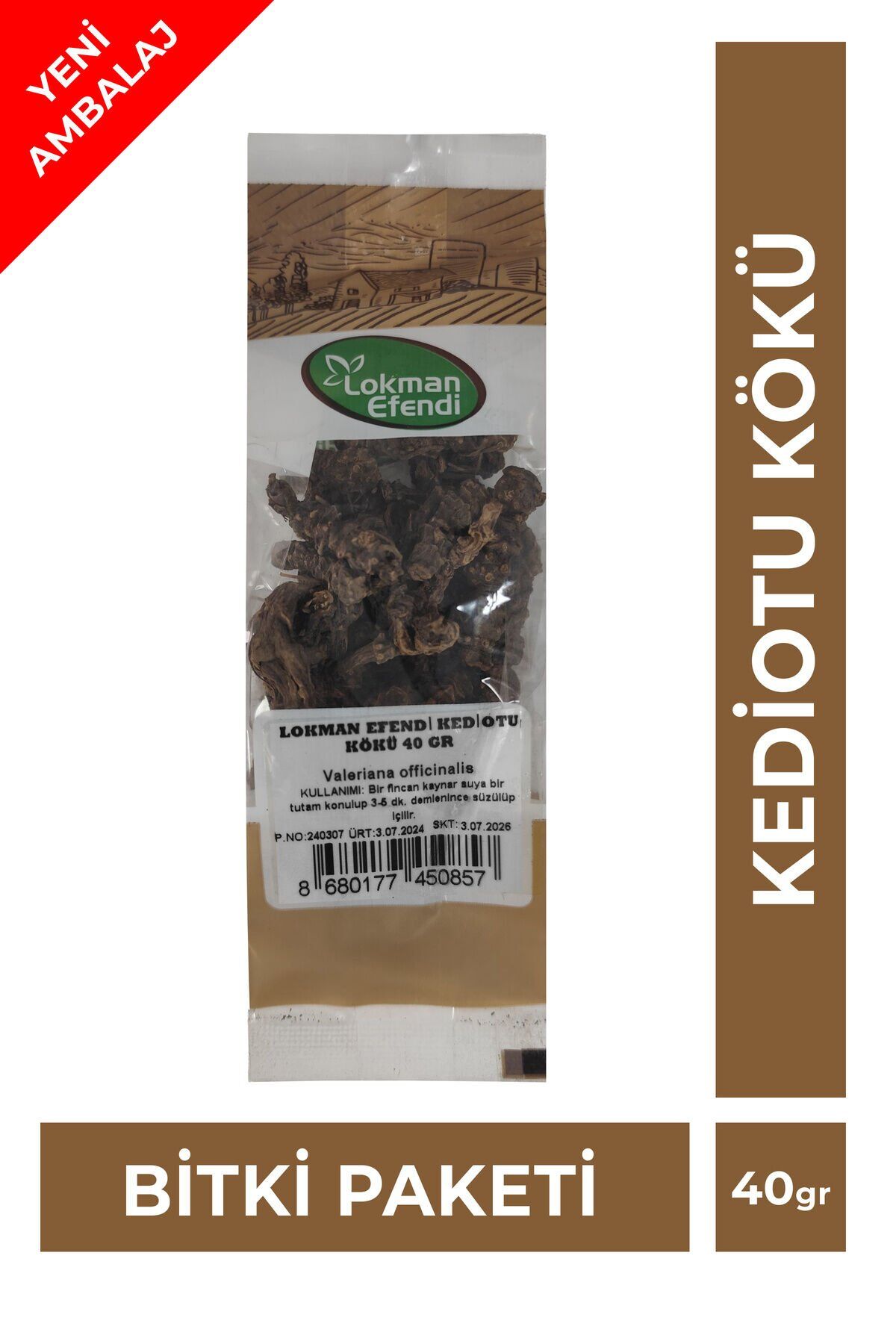 Lokman Efendi Kediotu Kökü 40 gr