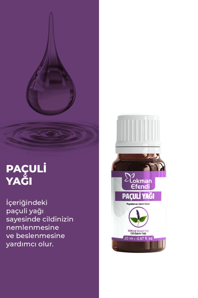 LOKMAN EFENDİ PAÇULİ YAĞI 20 CC