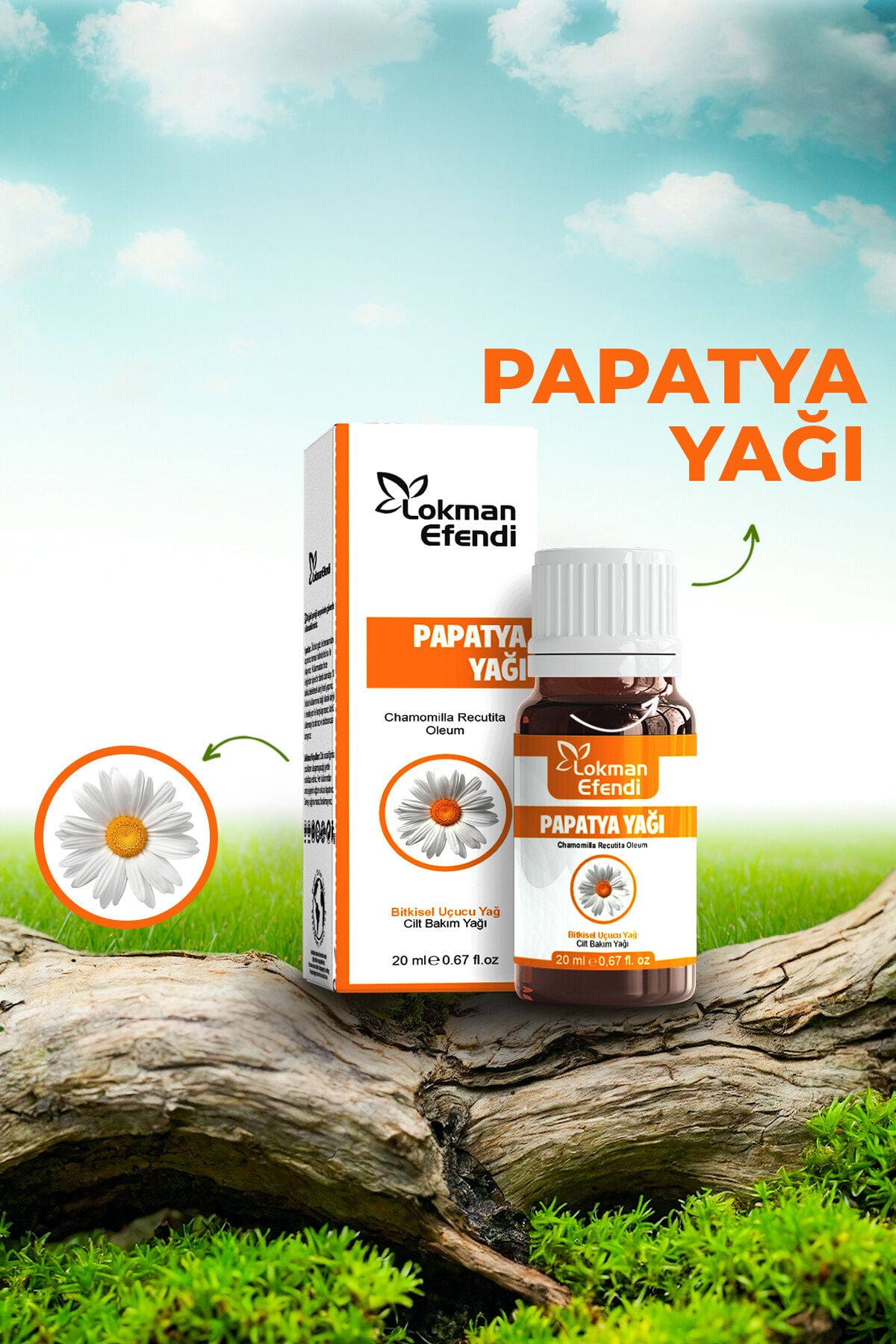 LOKMAN EFENDİ PAPATYA YAĞI 20 CC