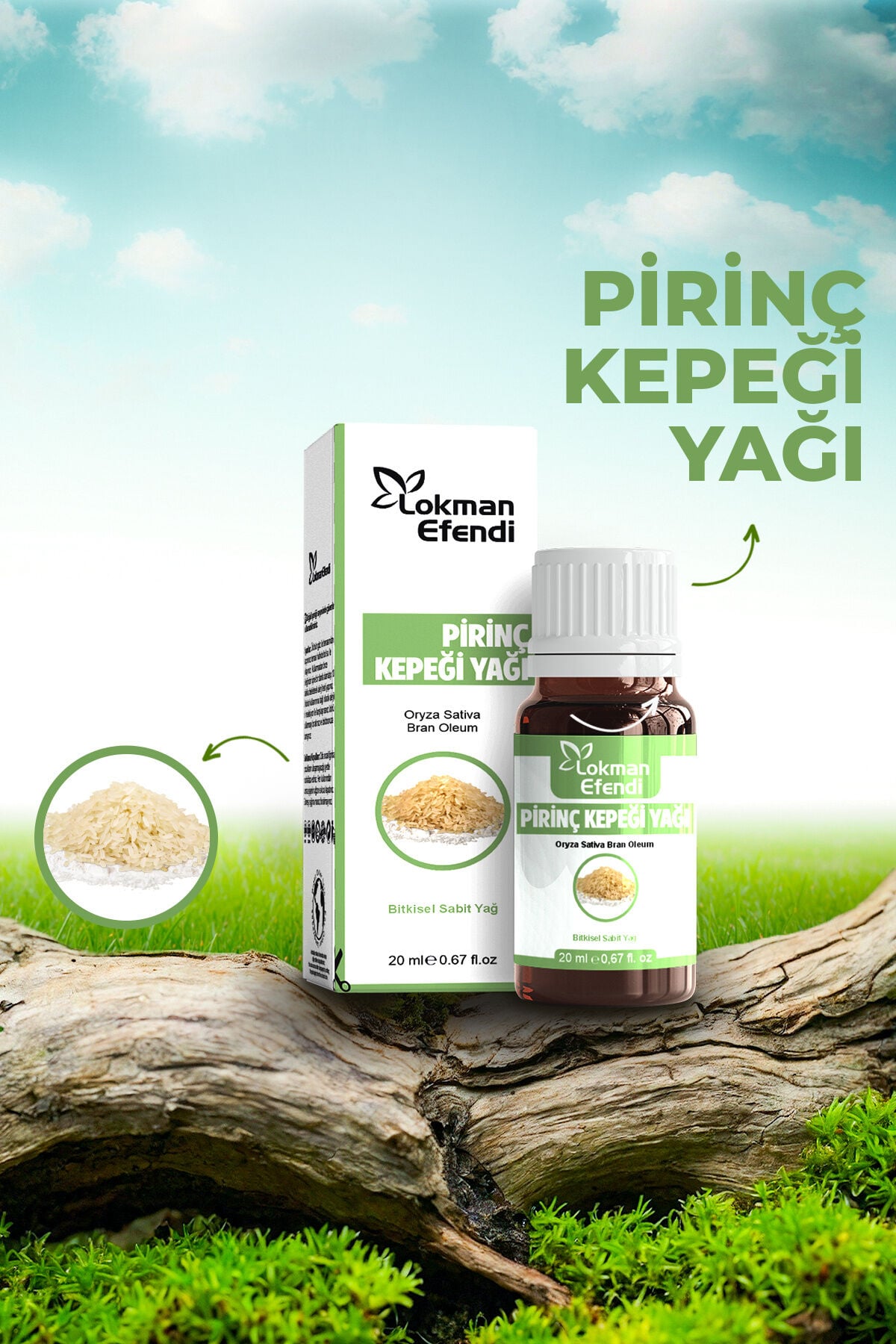 LOKMAN EFENDİ PİRİNÇ KEPEĞİ YAĞI 20 CC