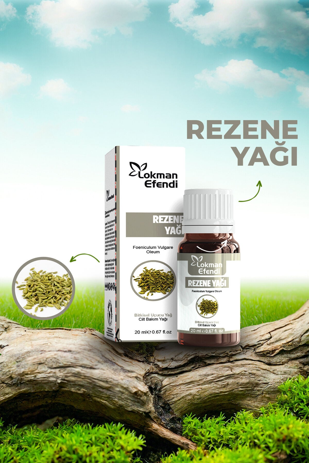 LOKMAN EFENDİ REZENE YAĞI 20 CC