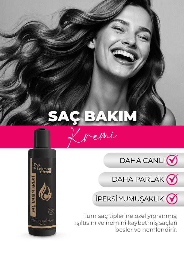 LOKMAN EFENDİ SAÇ BAKIM KREMİ 400 ML