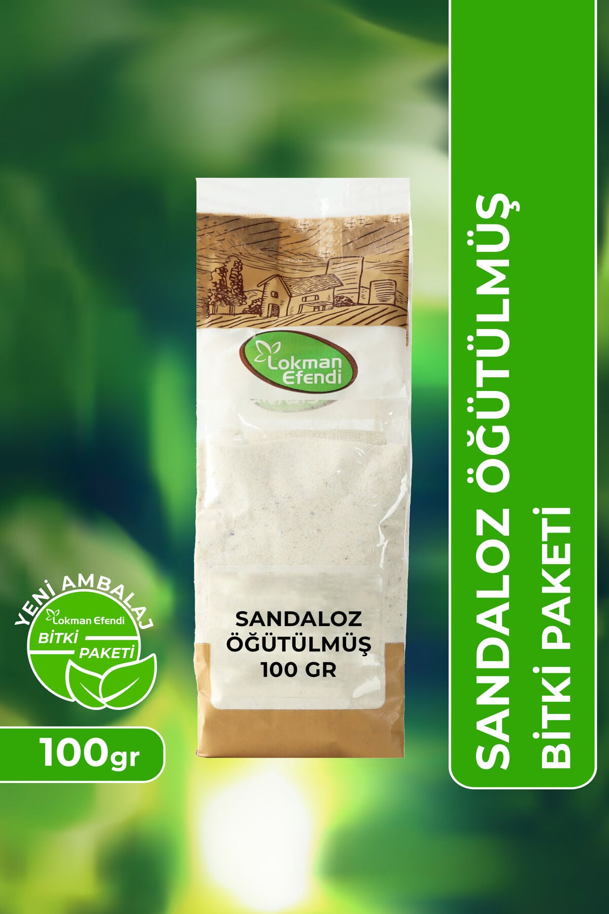 LOKMAN EFENDİ SANDALOZ ÖĞÜTÜLMÜŞ 100 GR