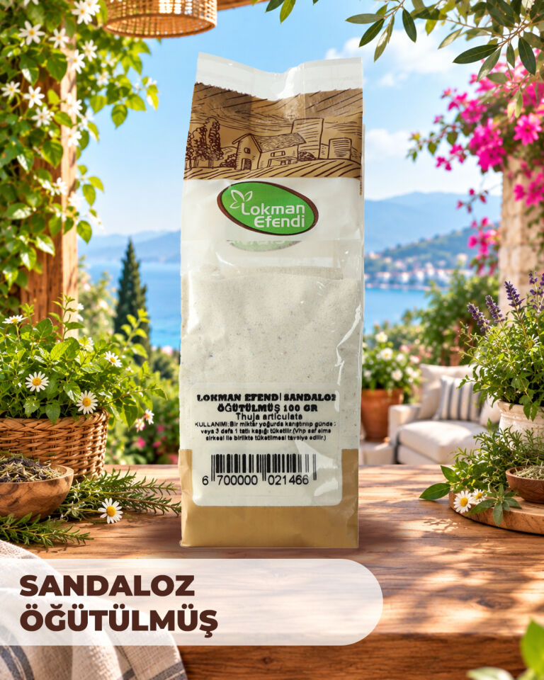 LOKMAN EFENDİ SANDALOZ ÖĞÜTÜLMÜŞ 100 GR