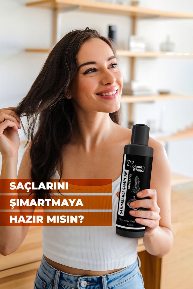 LOKMAN EFENDİ SARIMSAKLI GİNSENGLİ ŞAMPUAN 400 ML