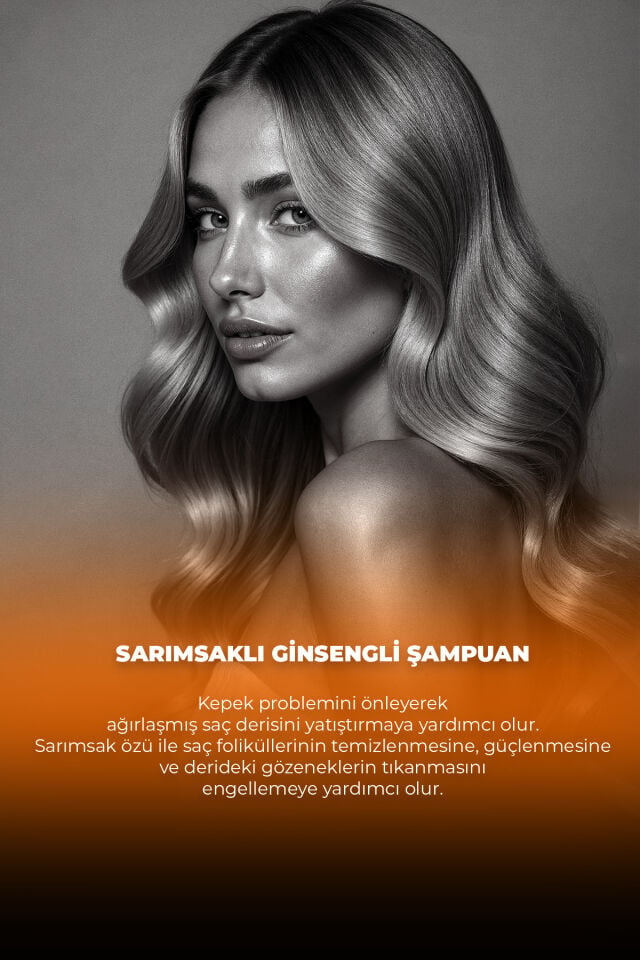 LOKMAN EFENDİ SARIMSAKLI GİNSENGLİ ŞAMPUAN 400 ML