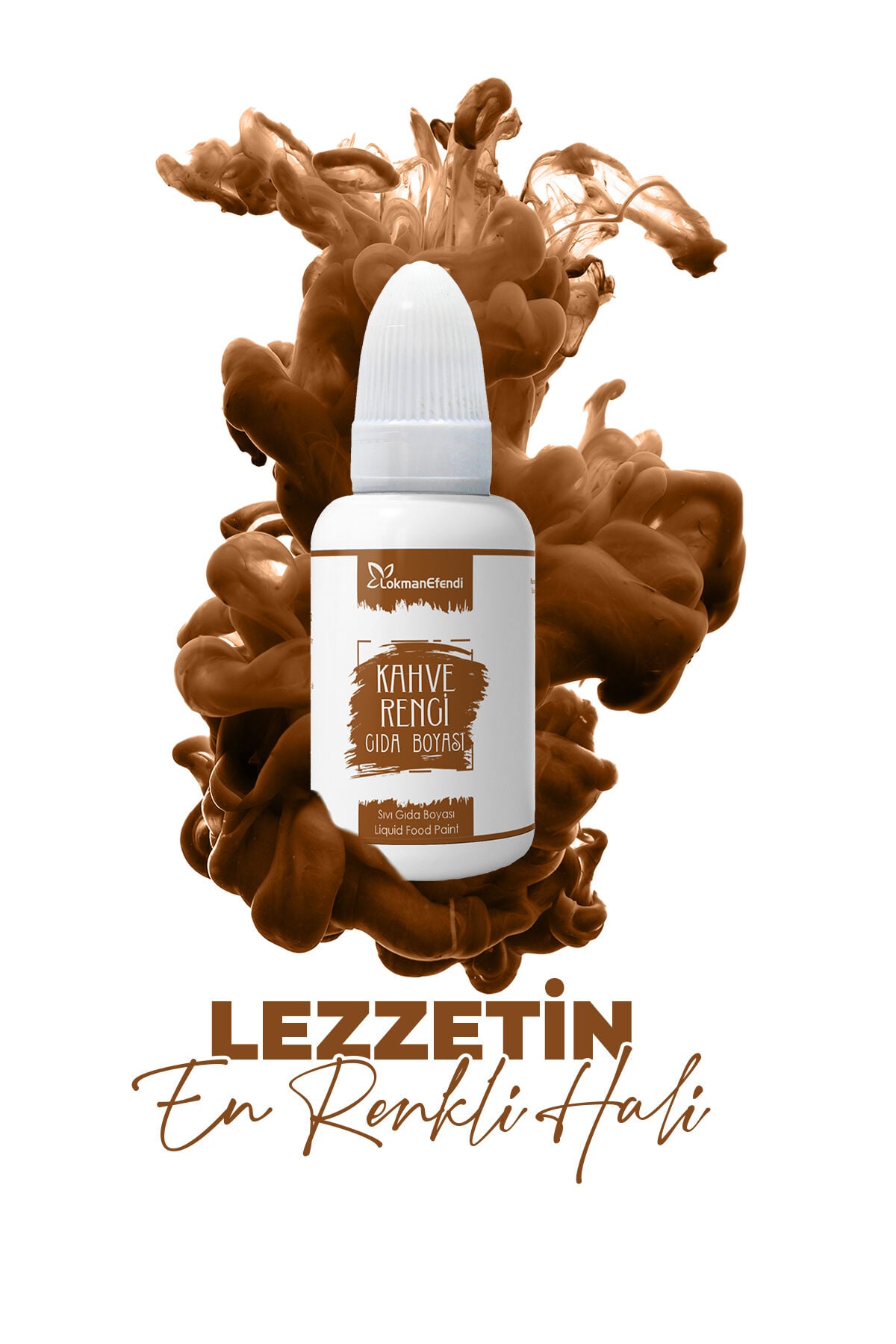LOKMAN EFENDİ SIVI GIDA BOYASI KAHVERENGİ 25 ML