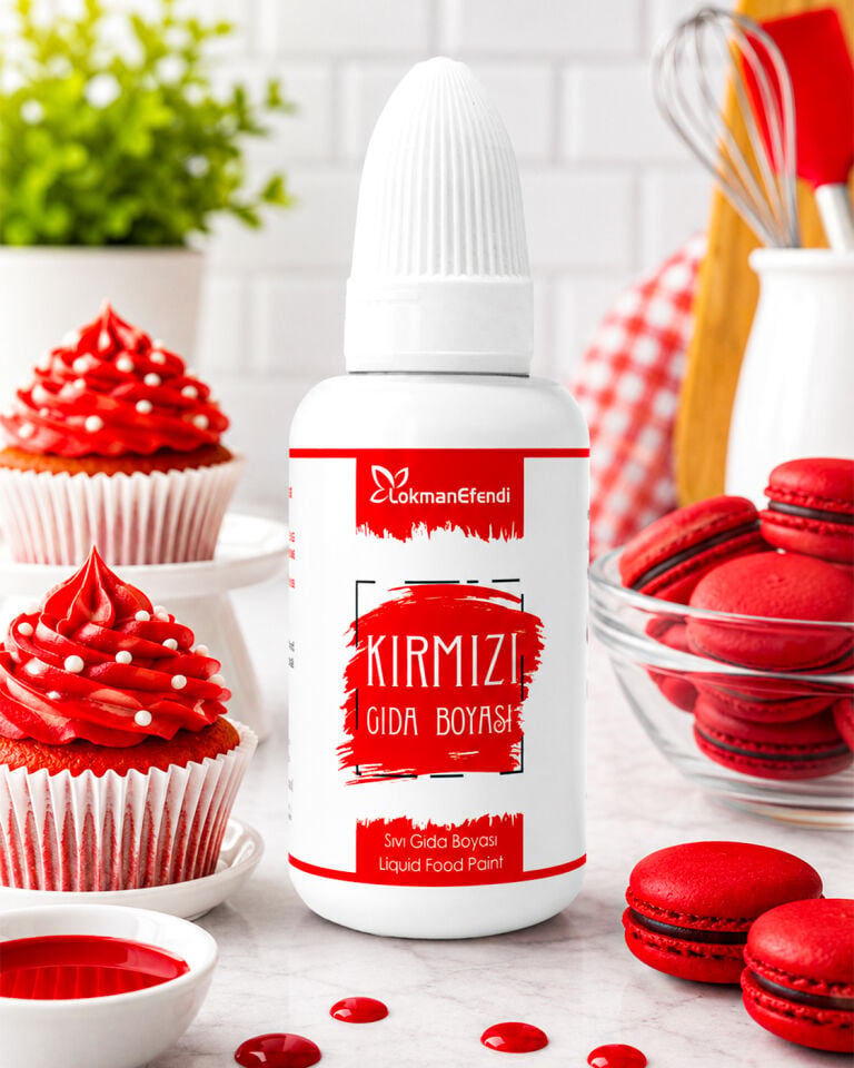 LOKMAN EFENDİ SIVI GIDA BOYASI KIRMIZI 25 ML