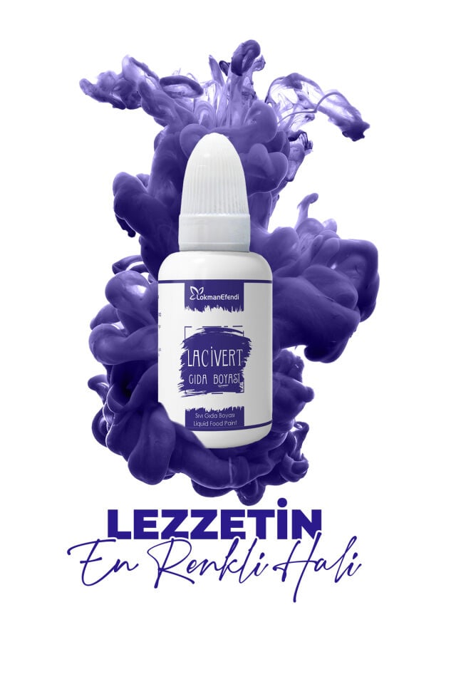 LOKMAN EFENDİ SIVI GIDA BOYASI LACİVERT 25 ML