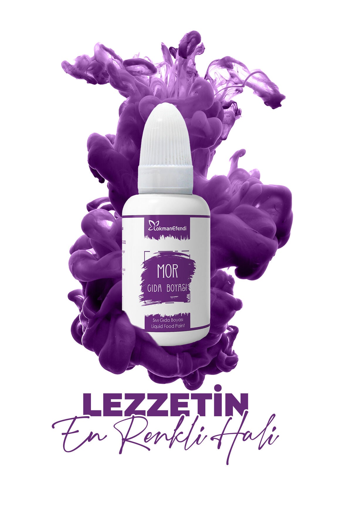 LOKMAN EFENDİ SIVI GIDA BOYASI MOR 25 ML