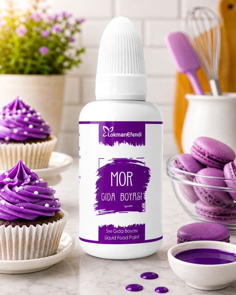 LOKMAN EFENDİ SIVI GIDA BOYASI MOR 25 ML