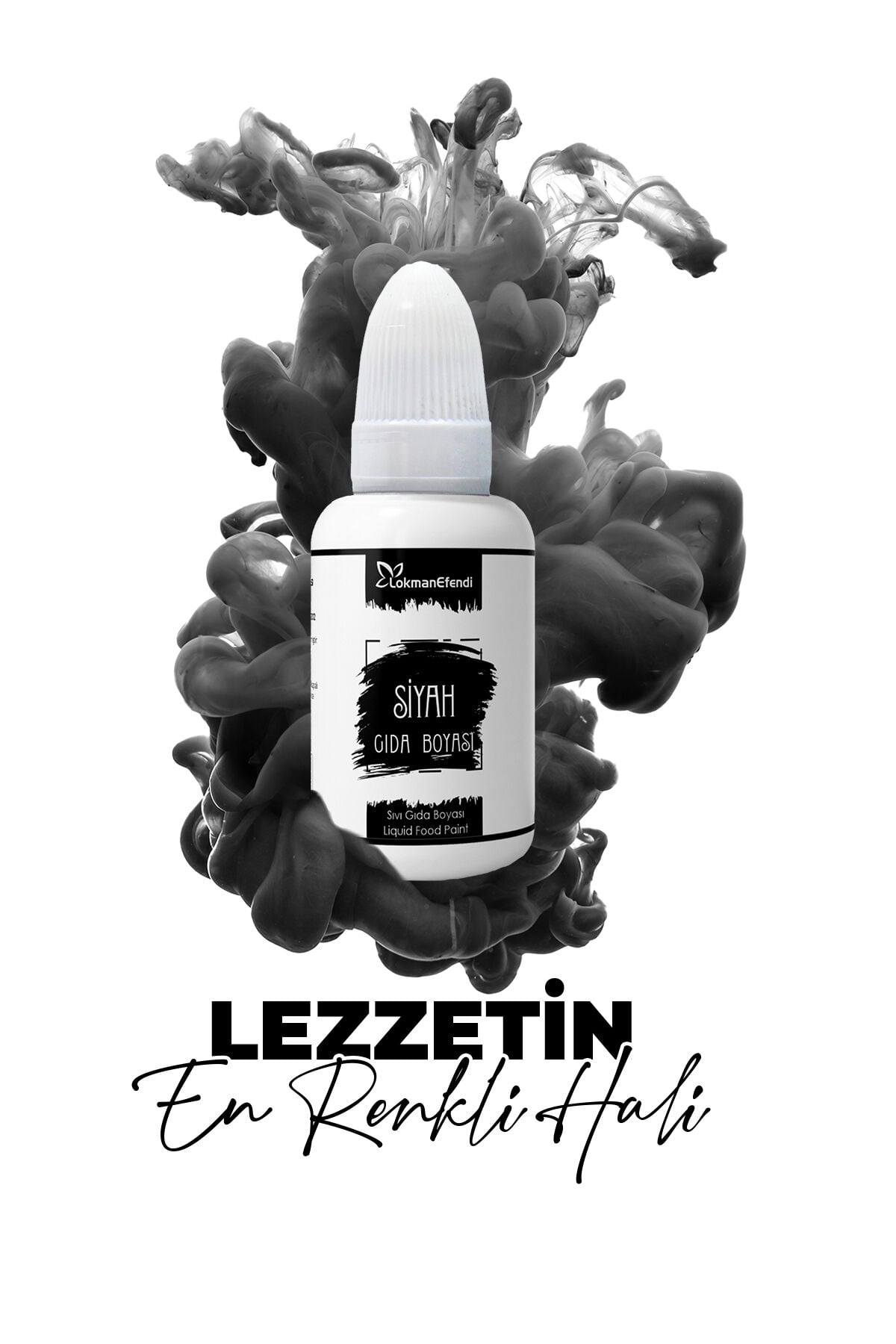 LOKMAN EFENDİ SIVI GIDA BOYASI SİYAH 25 ML