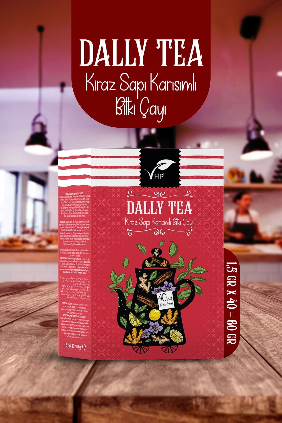 Dally Tea Poşet Çay 40 Lı 60 gr