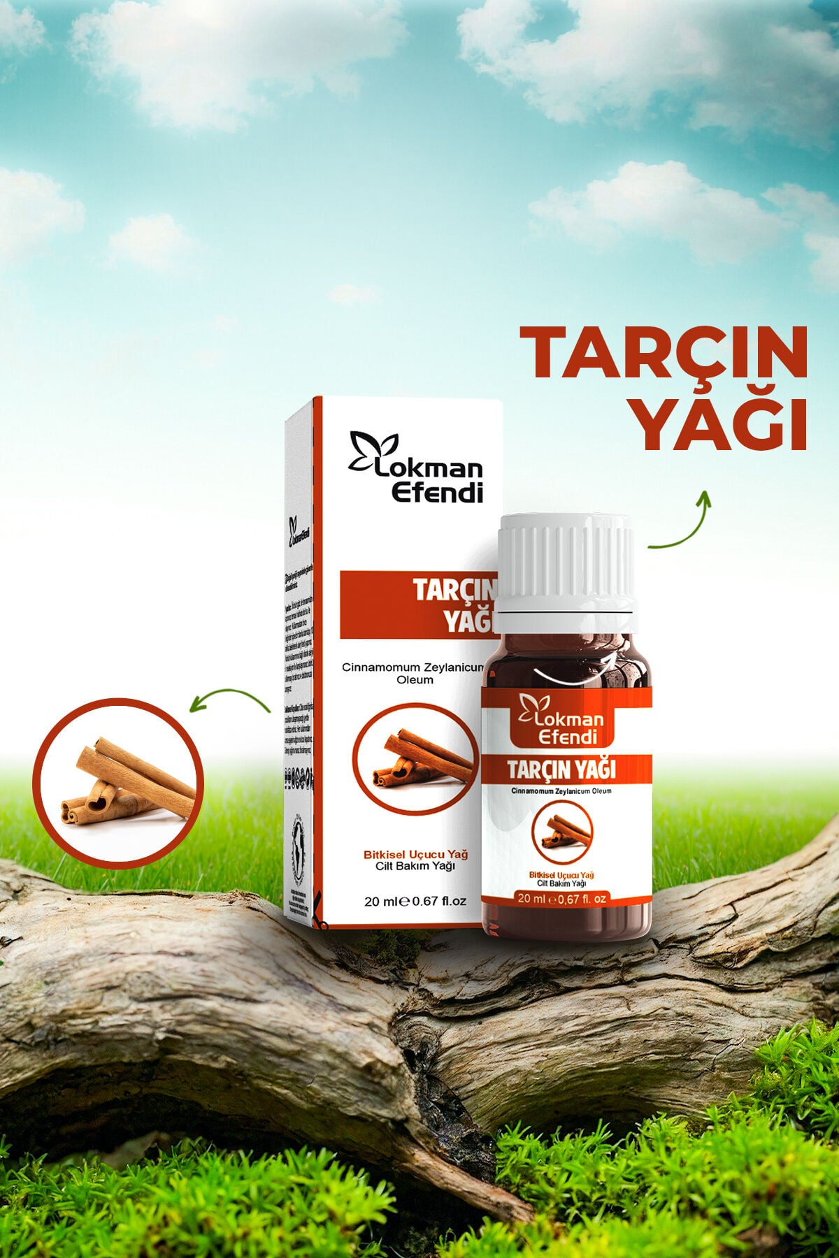 LOKMAN EFENDİ TARÇIN YAĞI 20 CC