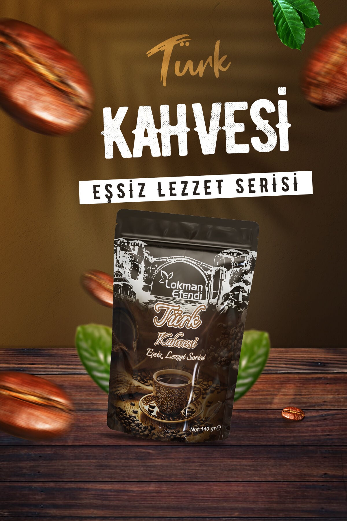 LOKMAN EFENDİ TÜRK KAHVESİ 140 GR