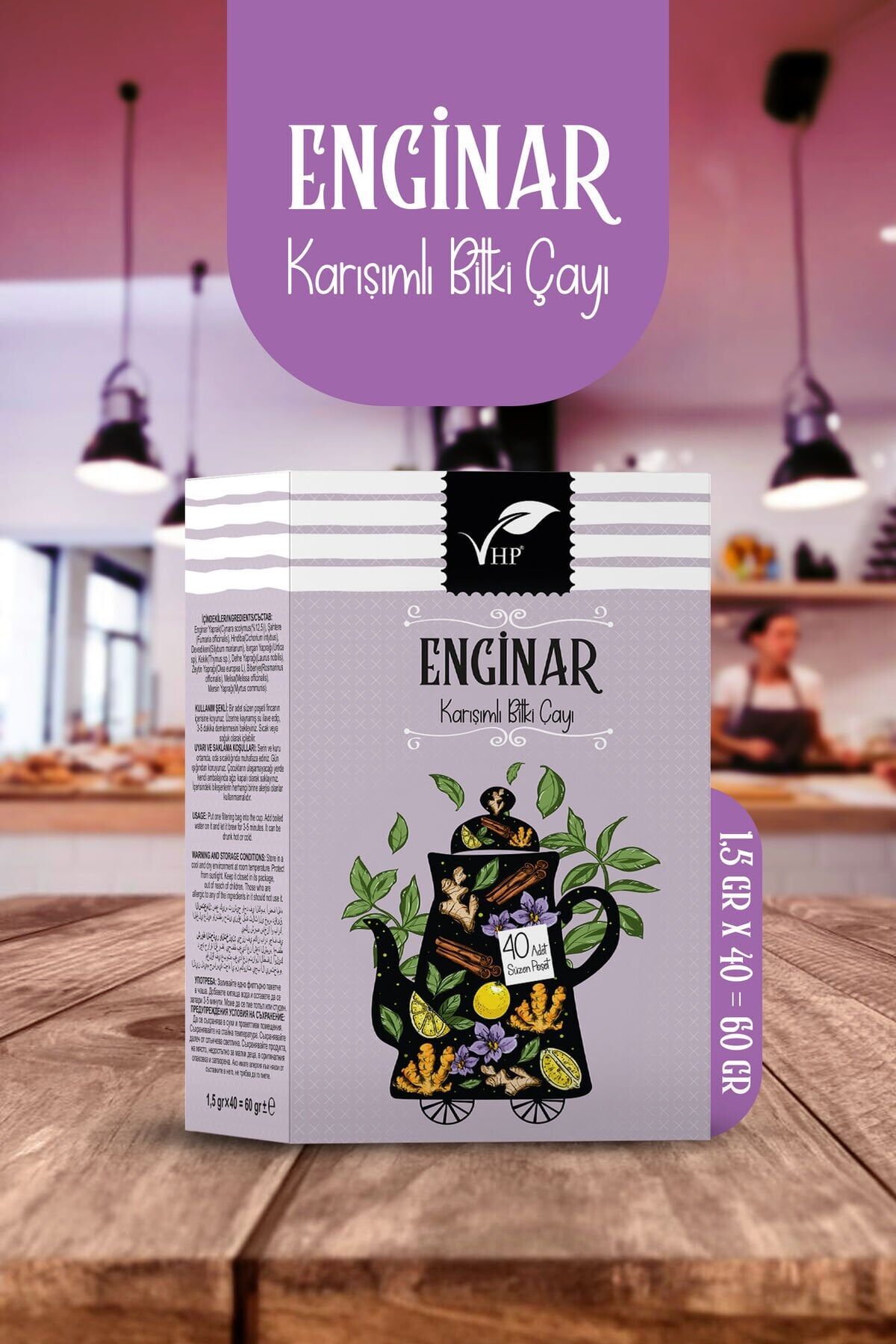 Enginarlı Poşet Çay 40 Lı 60 gr