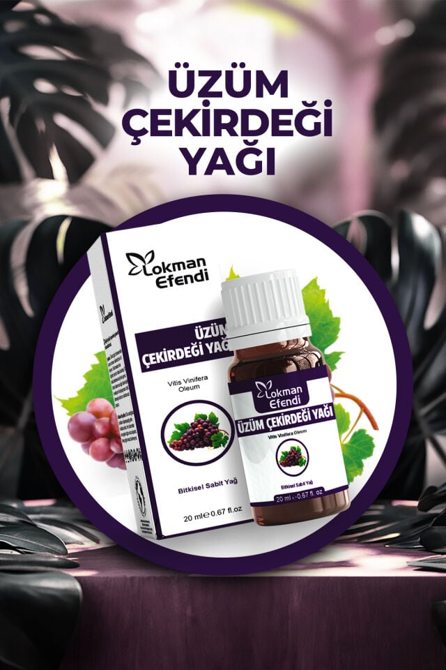 LOKMAN EFENDİ ÜZÜM ÇEKİRDEĞİ YAĞI 20 CC